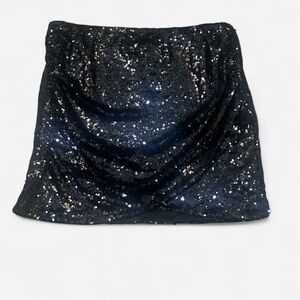 Sincerely Jules Black Sequin Mini Skirt M